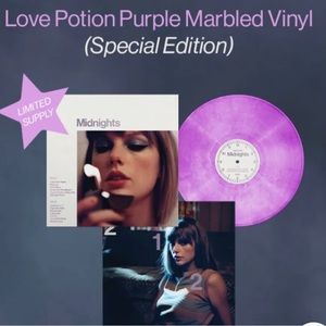 TAYLOR SWIFT LIMITED EDITION SOLD OUT LOVE POTION PURPLE MARBLE VINYL